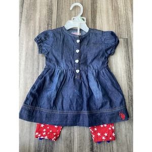 US Polo Assn Set New Without Tags 18M Red Blue 4th of july